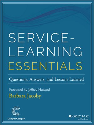 Service-Learning Essentials - ebook